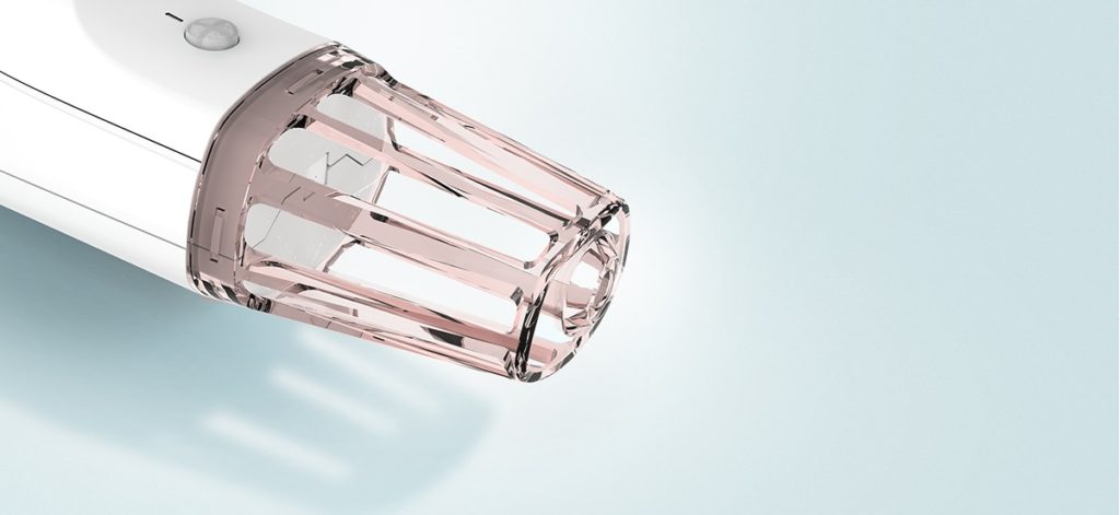 Embout cryogénique du stylet Cryobeauty en gros plan